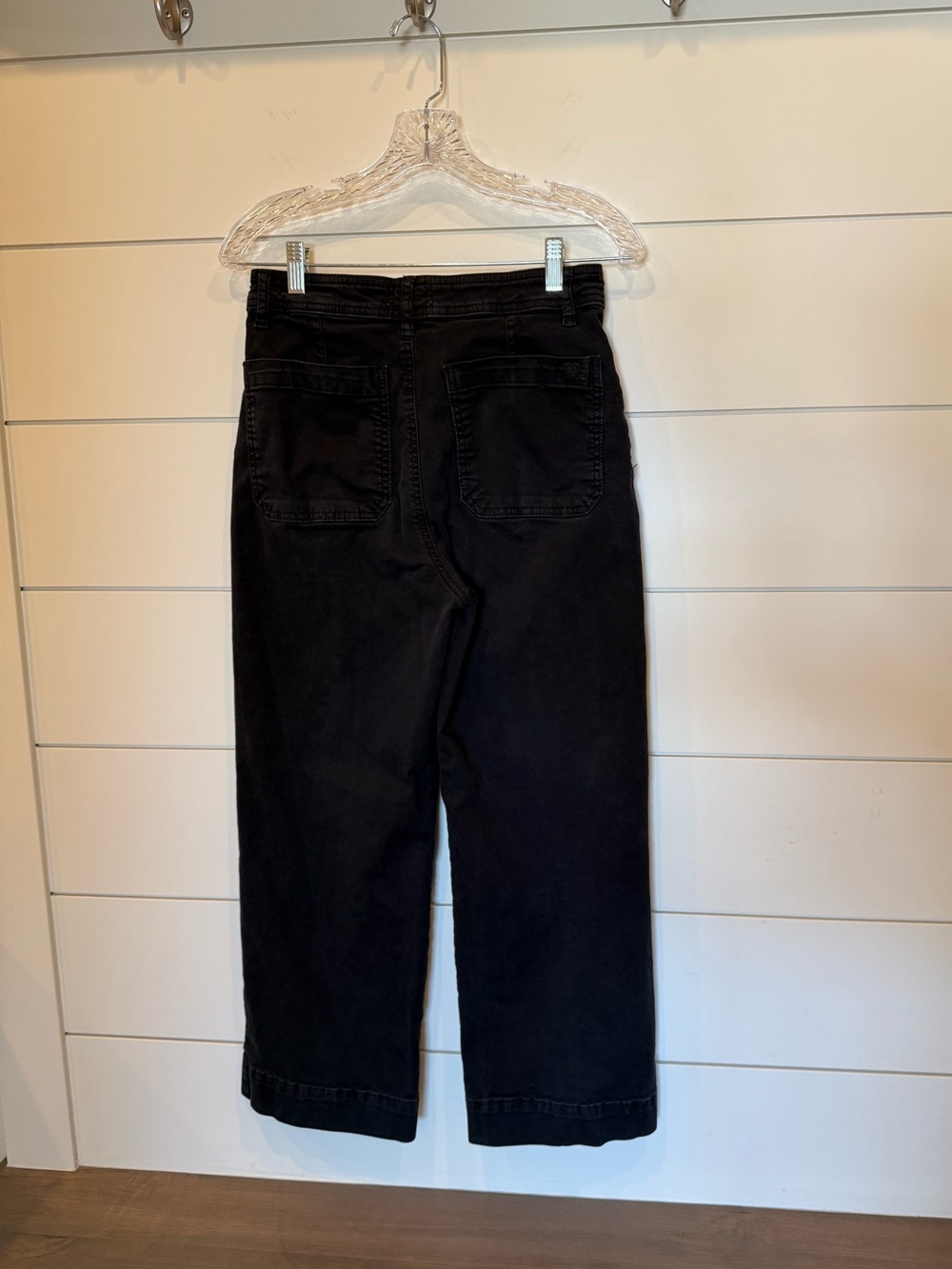 Marine Layer Bridget Wide Leg Front Pocket Crop Pant sz 8 - Picture 3 of 8